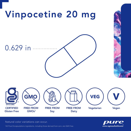 Vinpocetine 20 mg. 120's