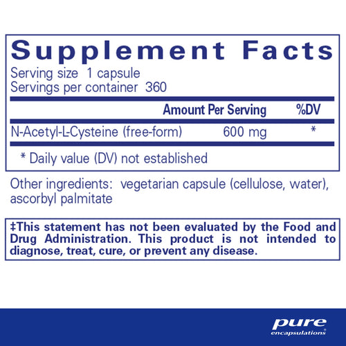 NAC (n-acetyl-l-cysteine) 600 mg