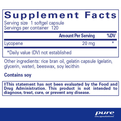 Lycopene 20 mg.